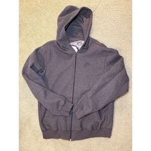 Nike Sports Dark Grey Zip Hoodie size M
